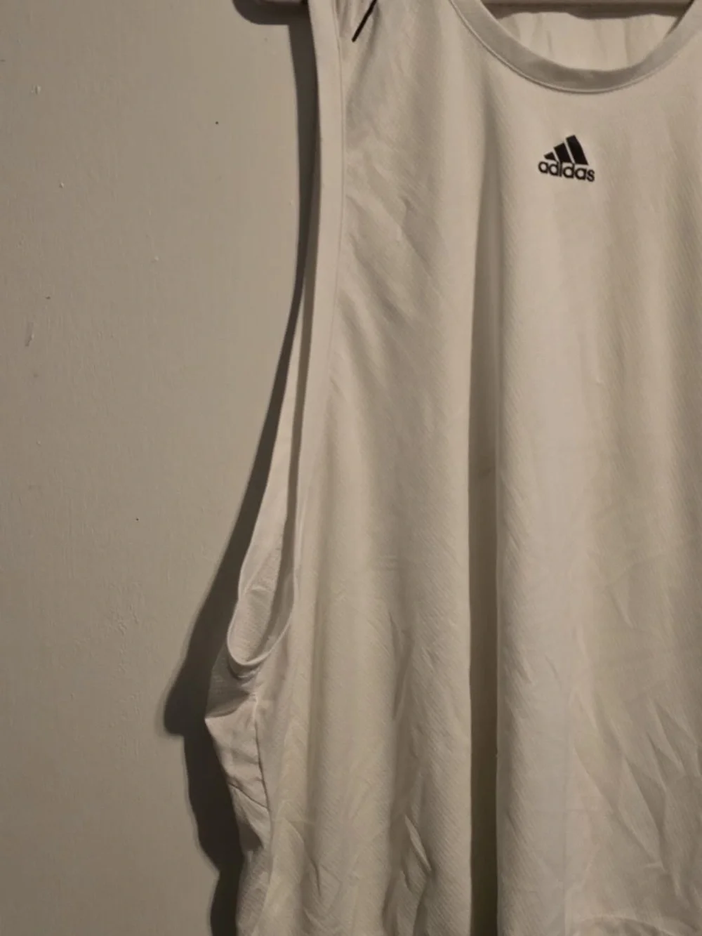 adidas White Men’s Performance Tank Top